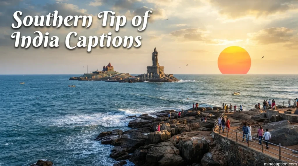 Southern Tip of India Captions
