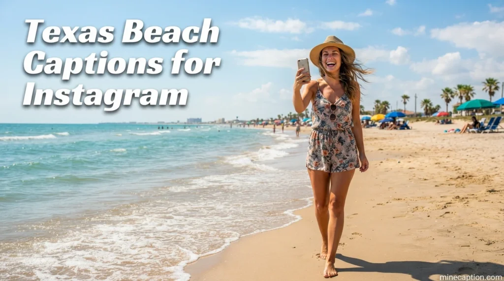 Texas Beach Captions for Instagram