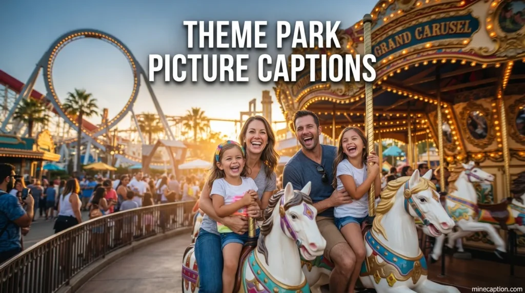Theme Park Picture Captions