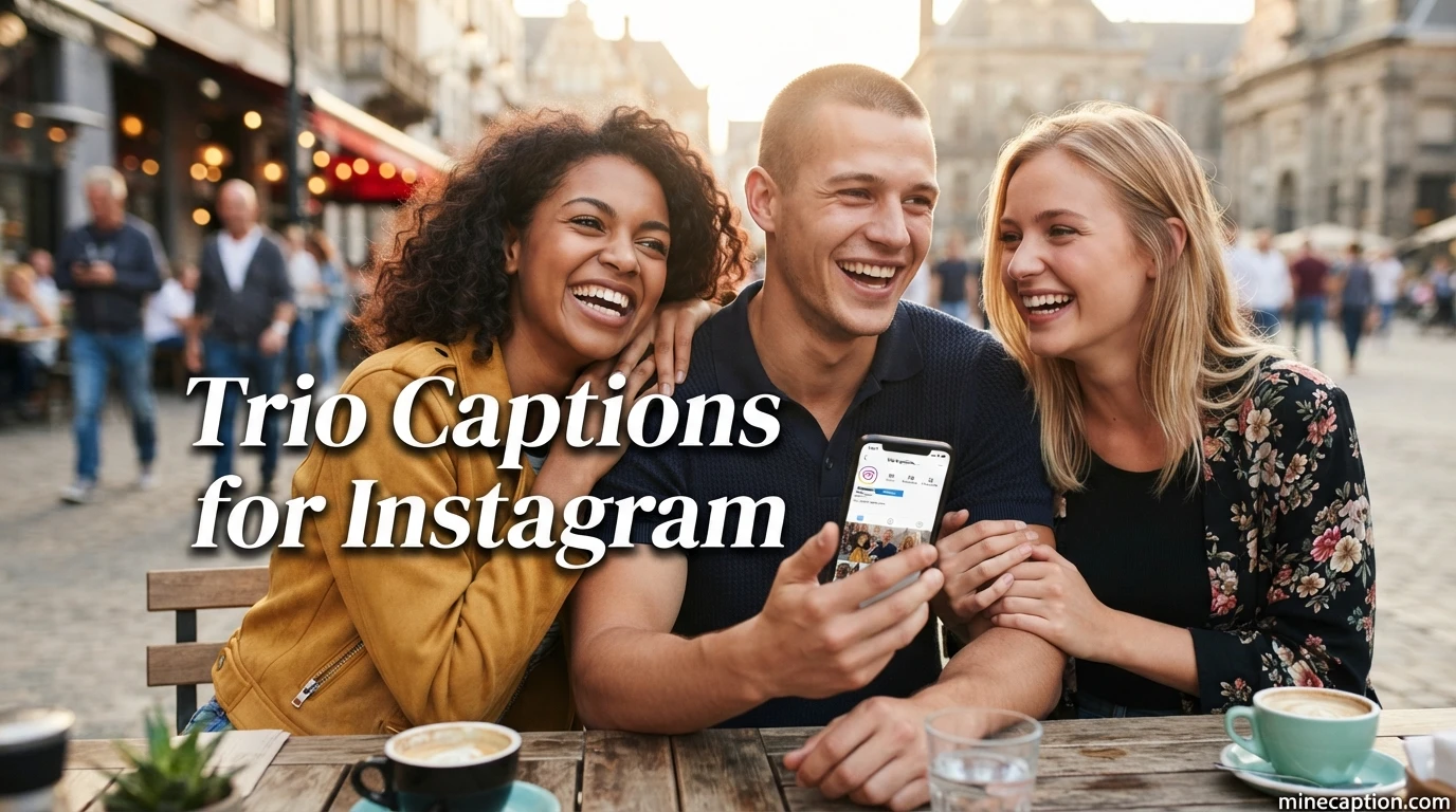 Trio Captions for Instagram