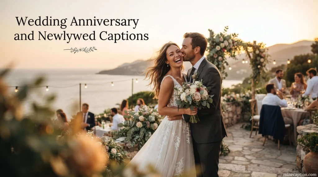 Wedding Anniversary and Newlywed Captions