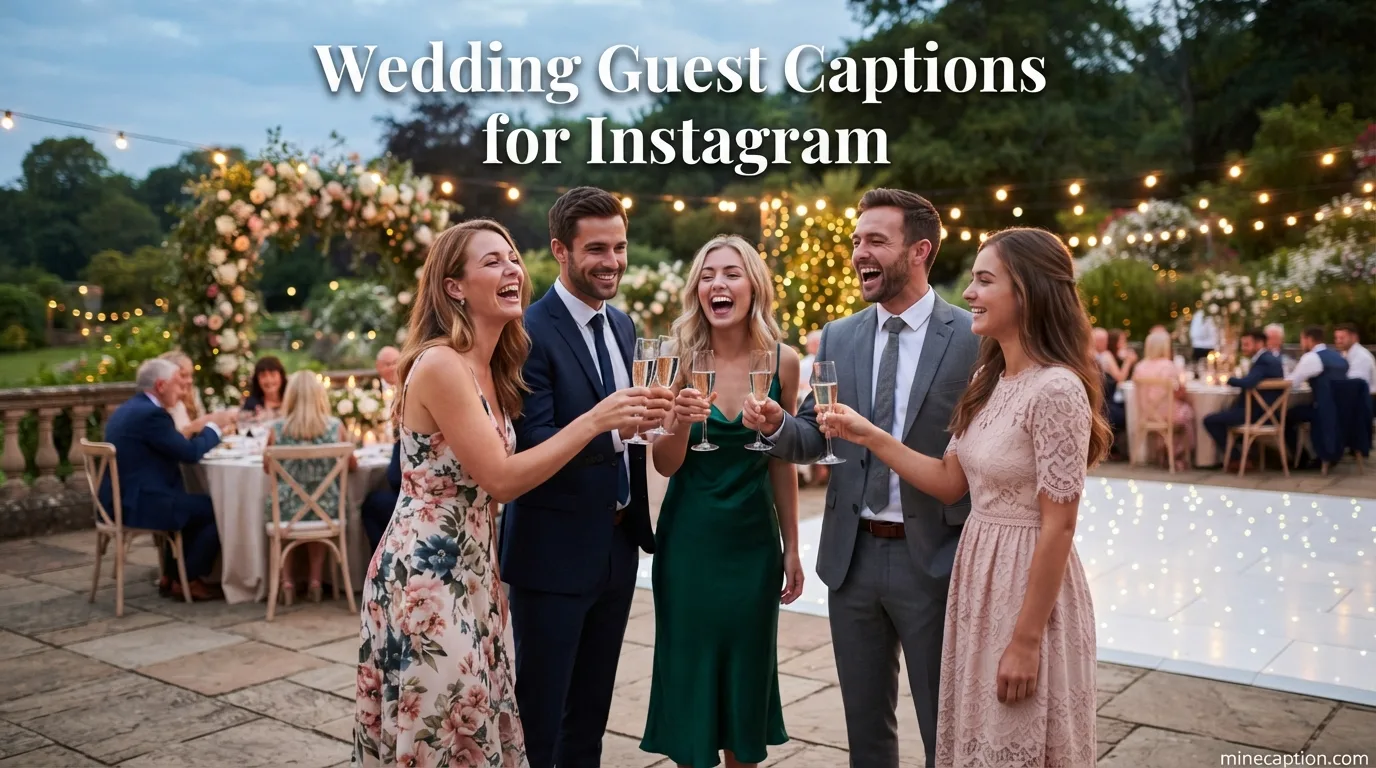Wedding Guest Captions for Instagram