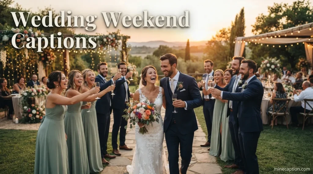 Wedding Weekend Captions