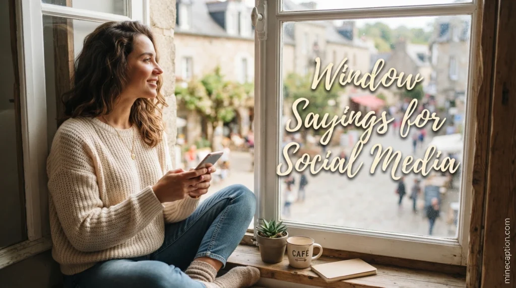 Window Sayings for Social Media